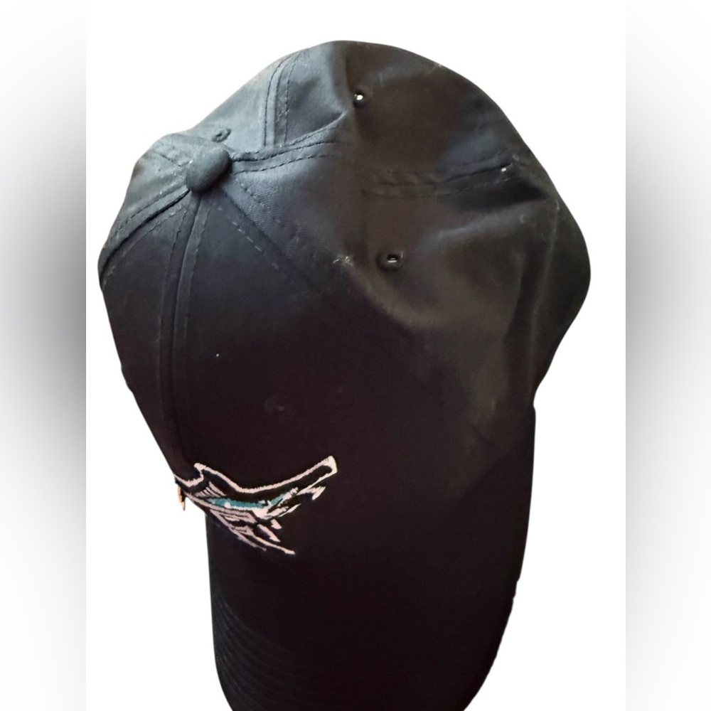 VINTAGE FLORIDA MARLINS MLB SNAPBACK HAY UNISEX w/ 2003 CHAMPIONS PIN - Picture 4 of 10